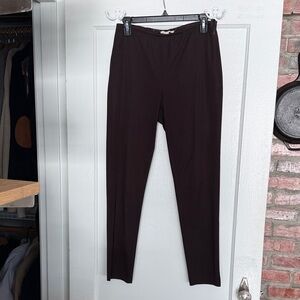 Eileen Fisher raisin brown twill pants
